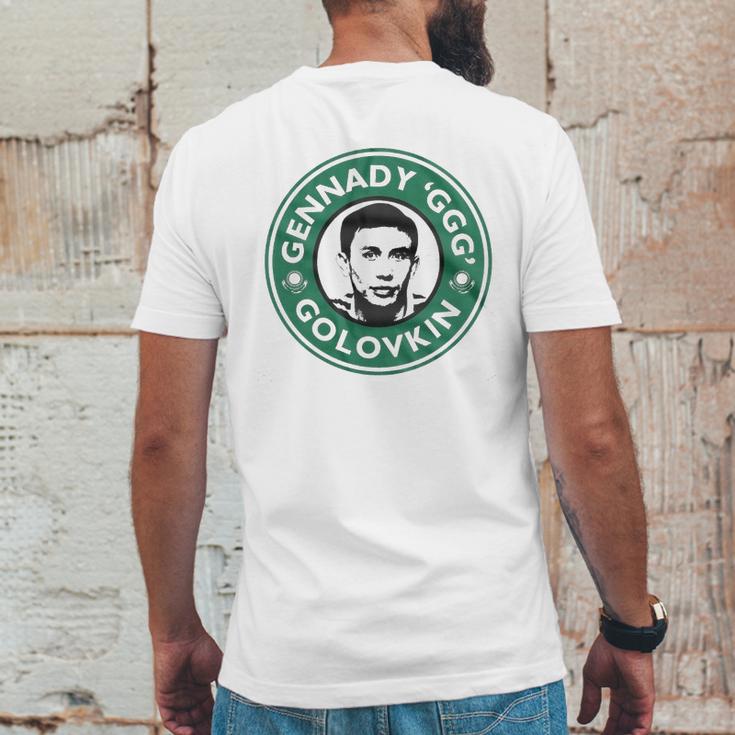 Cute Gennady Golovkin Mens Back Print T-shirt Funny Gifts