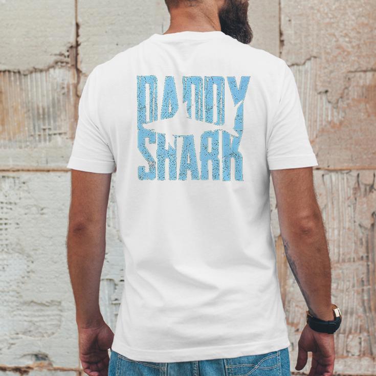 Daddy Shark Gift From Son Mens Back Print T-shirt Funny Gifts