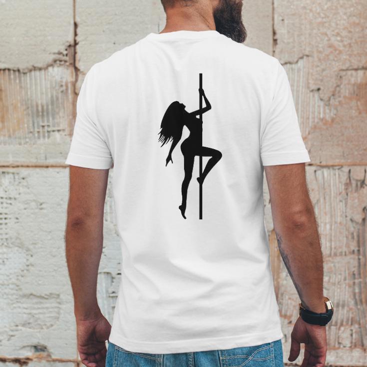 Darr Pole Dancer Mens Back Print T-shirt Funny Gifts