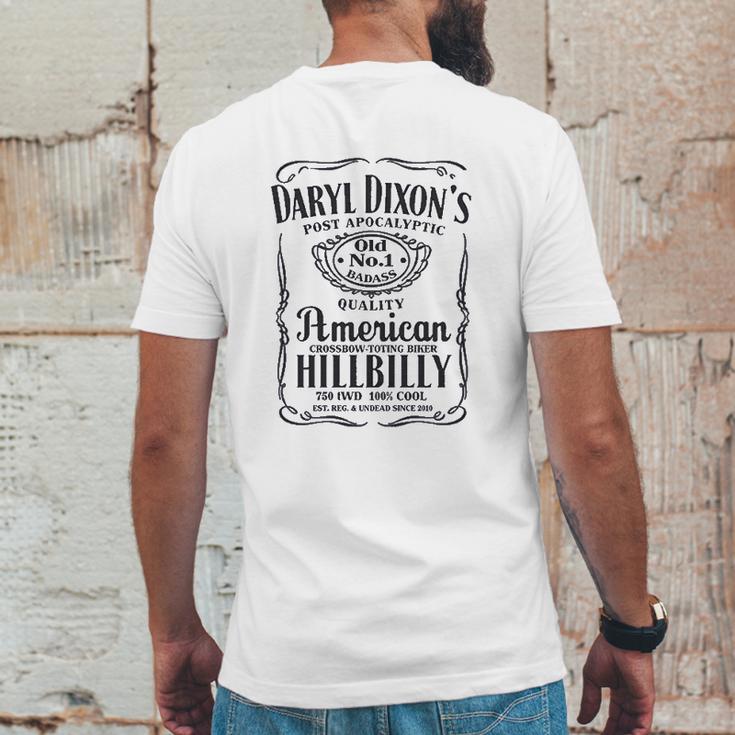 Daryl Dixon American Hillbilly The Walking Dead Mens Back Print T-shirt Funny Gifts