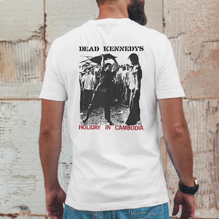 Dead Kennedys Holiday In Cambodia Mens Back Print T-shirt Funny Gifts