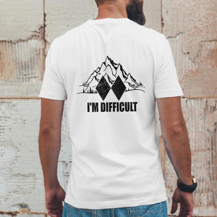 Im Difficult Mens Back Print T-shirt Funny Gifts