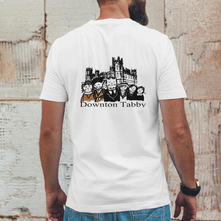 Downton Abbey Tabby Mens Back Print T-shirt Funny Gifts