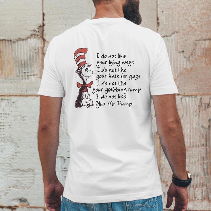 Dr Seuss I Do Not Like Your Lying Ways Shirt Mens Back Print T-shirt Funny Gifts