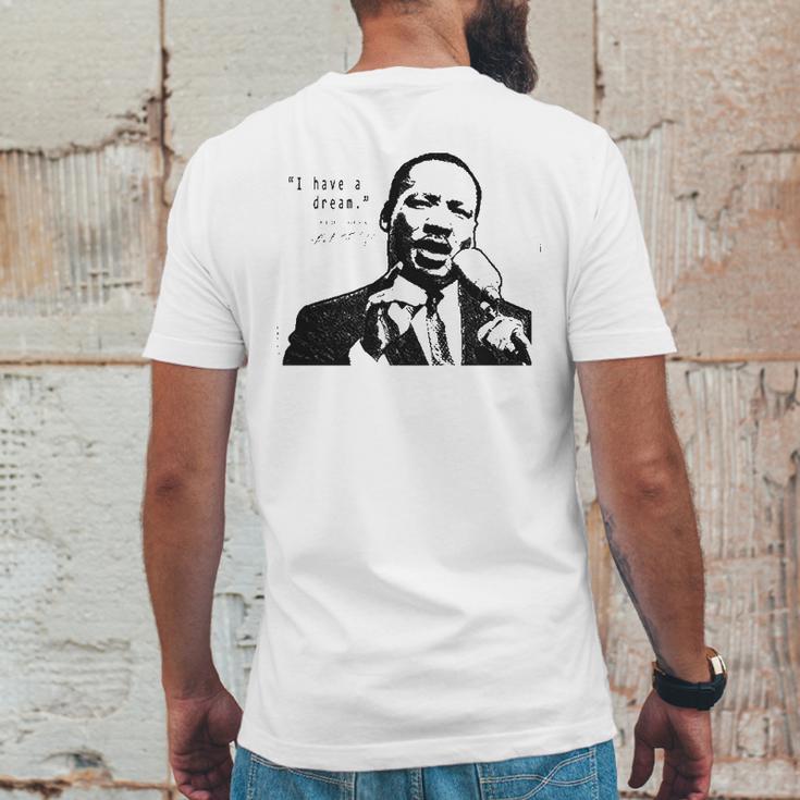 I Have A Dream Martin Luther King Jr Mens Back Print T-shirt Funny Gifts