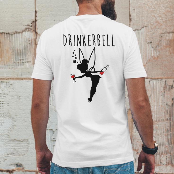 Drinkerbell Funny Mens Back Print T-shirt Funny Gifts