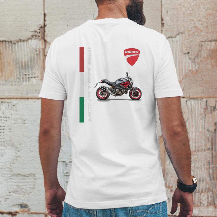 Ducati Monster 821 Mens Back Print T-shirt Funny Gifts