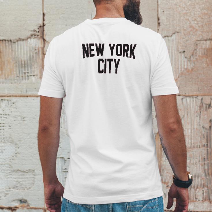 Printed New York City Mens Back Print T-shirt Funny Gifts