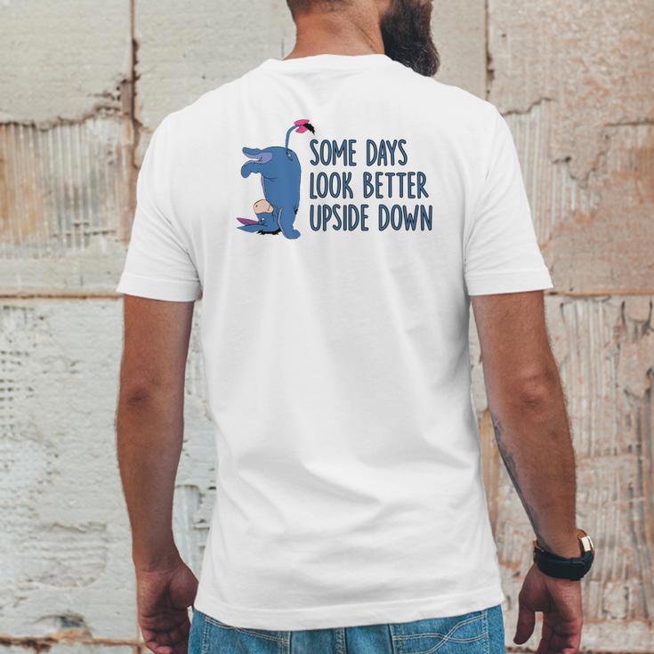 Eeyore Some Days Look Better Upside Down Mens Back Print T-shirt Funny Gifts