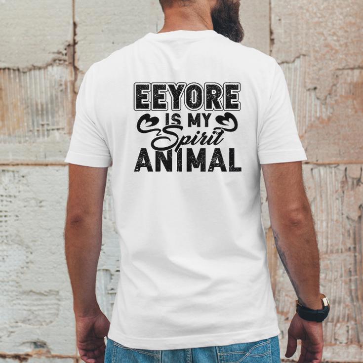 Eeyore Is My Spirit Animal Mens Back Print T-shirt Funny Gifts