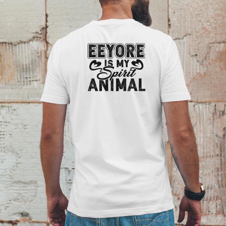 Eeyore Is My Spirit Animal Mens Back Print T-shirt Funny Gifts