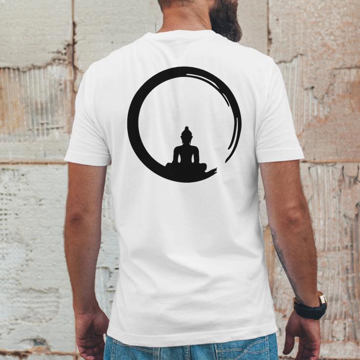 Enso Zen Meditation Buddha Buddhism Japan Mens Back Print T-shirt Funny Gifts