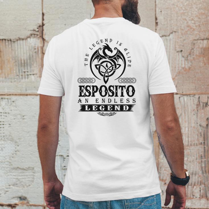 Esposito Mens Back Print T-shirt Funny Gifts