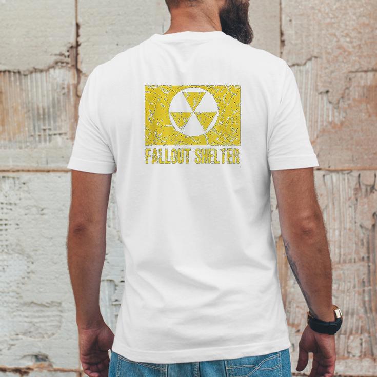 Fallout Shelter Nuclear War Radioactive Nostalgia Mens Back Print T-shirt Funny Gifts