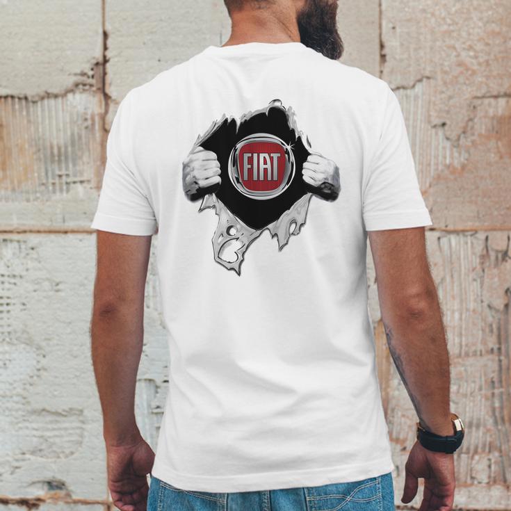 Fiat 2017 Mens Back Print T-shirt Funny Gifts