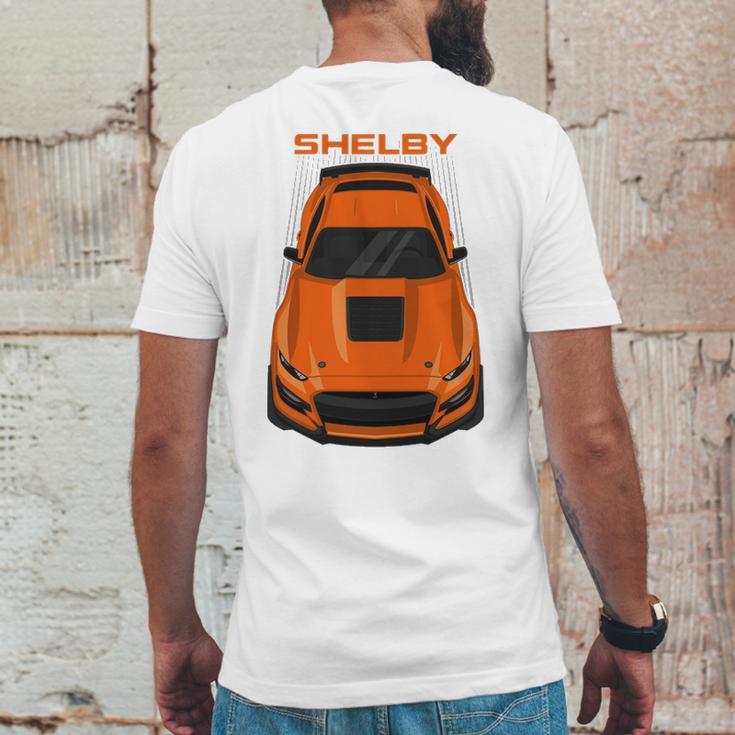 Ford Mustang Shelby Gt500 2020 2021 Twister Orange Mens Back Print T-shirt Funny Gifts