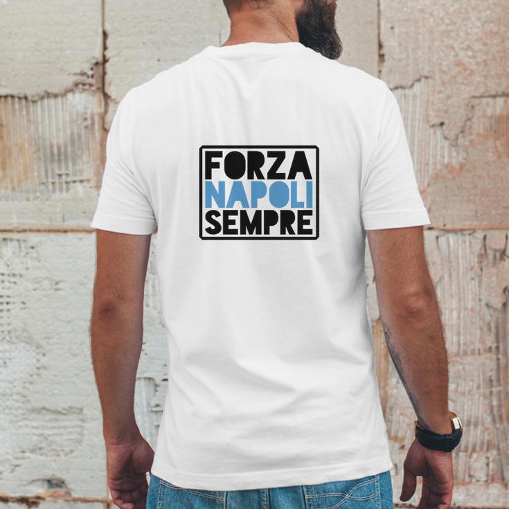 Forza Napoli Sempre Mens Back Print T-shirt Funny Gifts