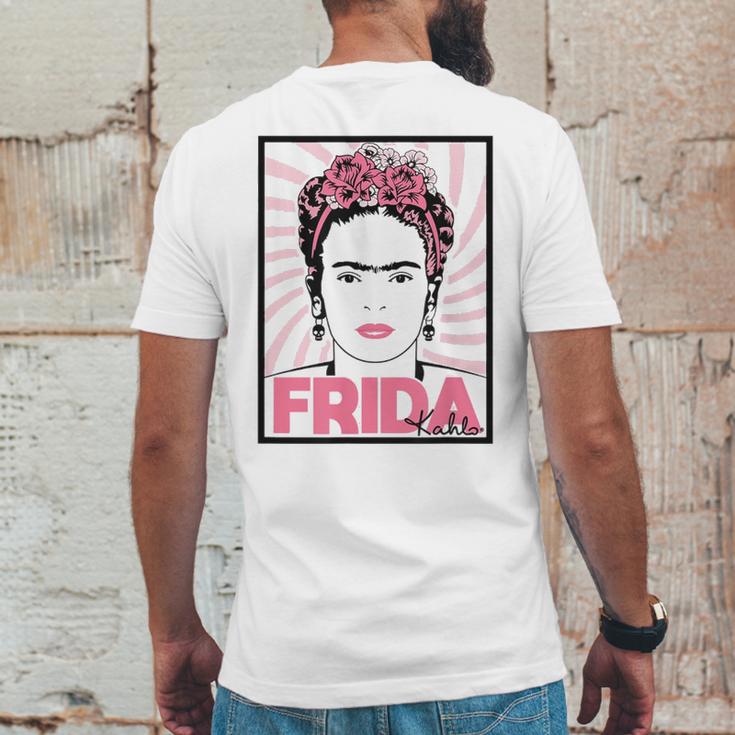 Frida Kahlo Art Portrait Mens Back Print T-shirt Funny Gifts