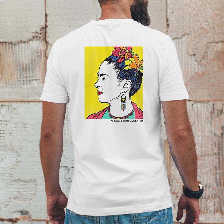 Frida Kahlo Girls Mens Back Print T-shirt Funny Gifts