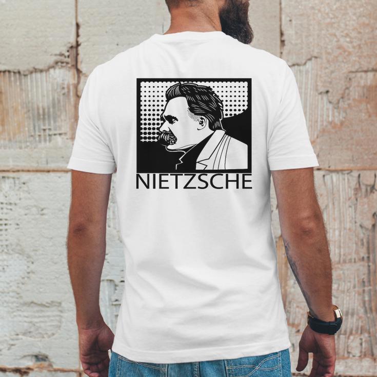 Friedrich Nietzsche T-Shirt Philosopher Philosophy Tee Mens Back Print T-shirt Funny Gifts