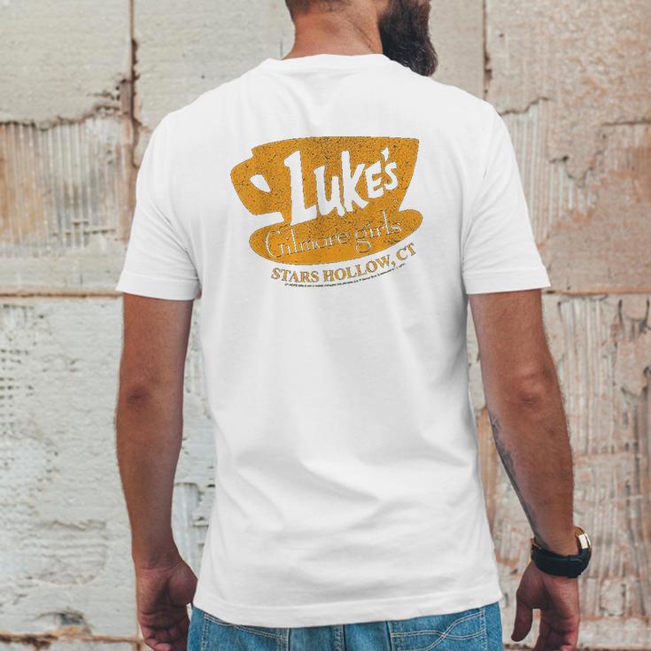 Gilmore Girls Lukes Stars Hollow Mens Back Print T-shirt Funny Gifts