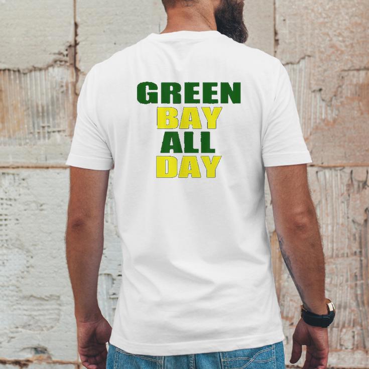 Green Bay All Day For Fans Of Green Bay Football Mens Back Print T-shirt Funny Gifts