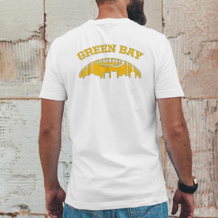 Green Bay Skyline Green Bay Football Mens Back Print T-shirt Funny Gifts