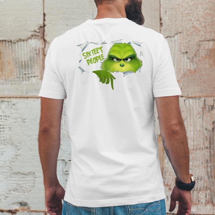 The Grinch 6 Feet People Mens Back Print T-shirt Funny Gifts