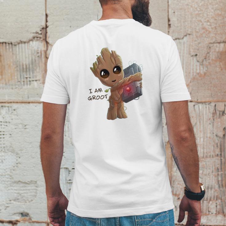 Im Groot Mens Back Print T-shirt Funny Gifts