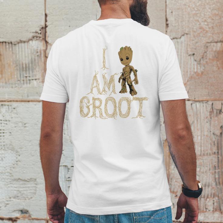 I Am A Groot Mens Back Print T-shirt Funny Gifts