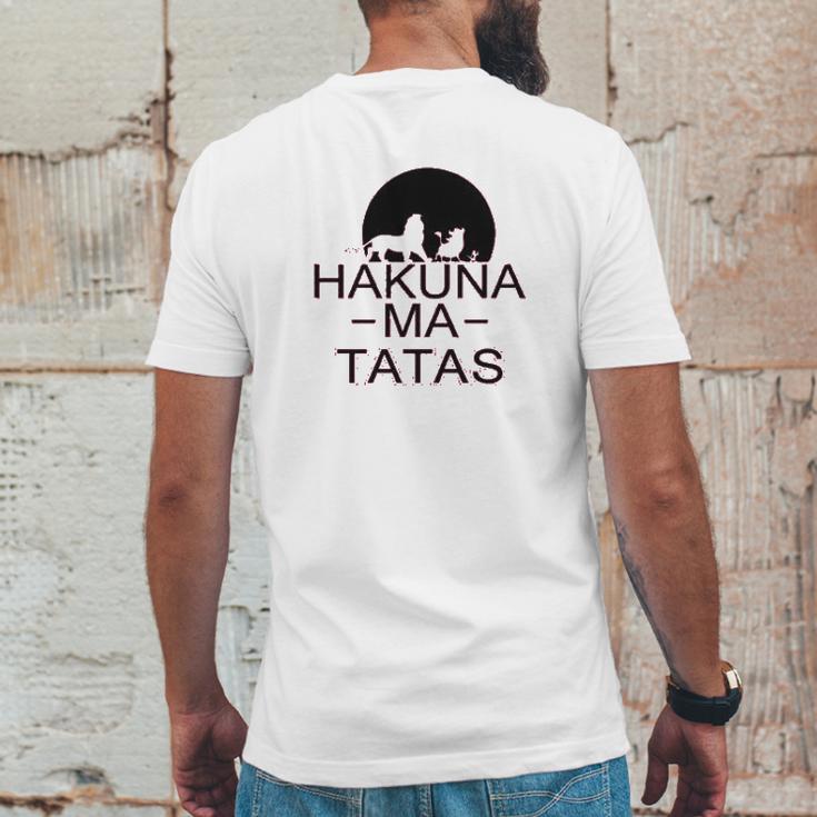 Hakuna Ma Tatas Funny Mens Back Print T-shirt Funny Gifts