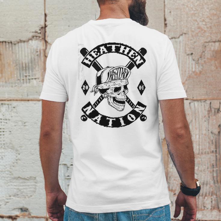 Heathen Nation Automotive Retro Mens Back Print T-shirt Funny Gifts