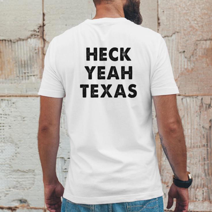 Heck Yeah Texas Mens Back Print T-shirt Funny Gifts