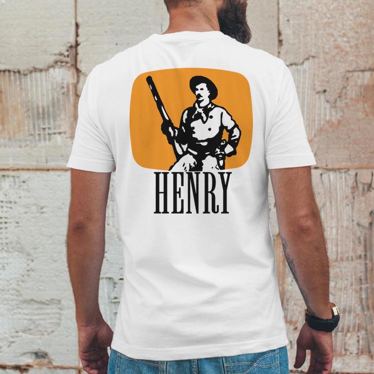 Henry Repeating Arms Mens Back Print T-shirt Funny Gifts