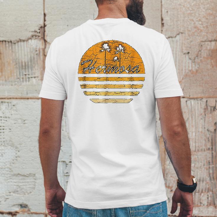 Hermosa Ca Vintage Retro 70S Throwback Surf Mens Back Print T-shirt Funny Gifts