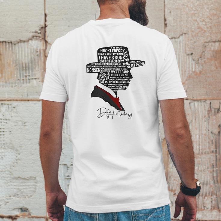 I Am Your Huckleberry That Is Just My Game Mens Back Print T-shirt Funny Gifts