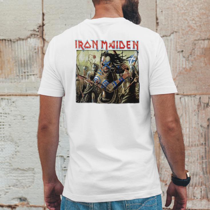 Iron Maiden Clansman T-Shirt By Hanes Brand Shirt For Adult Mens Back Print T-shirt Funny Gifts