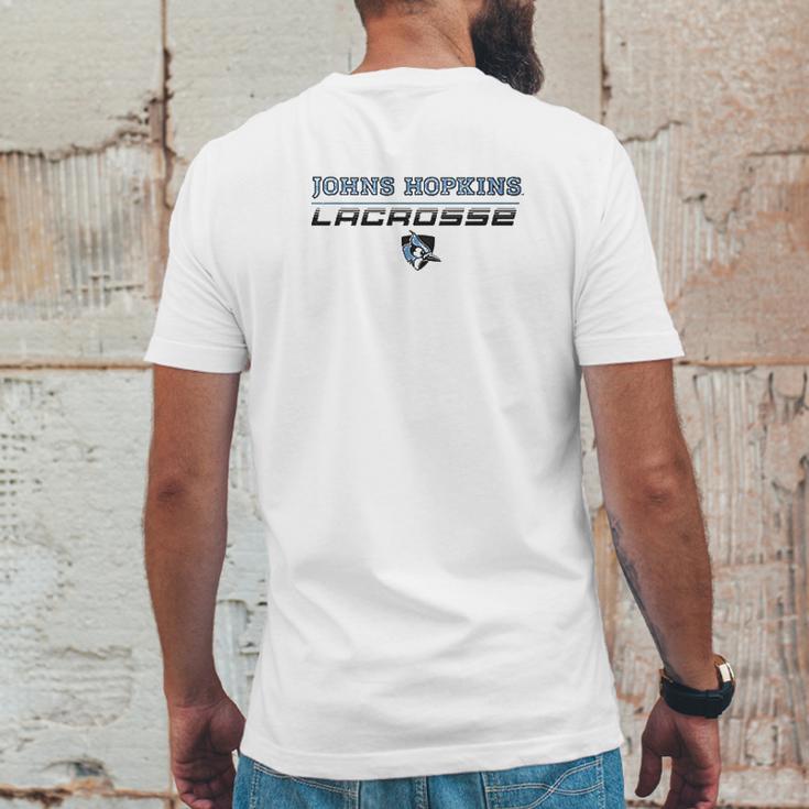 Johns Hopkins Lacrosse Mens Back Print T-shirt Funny Gifts