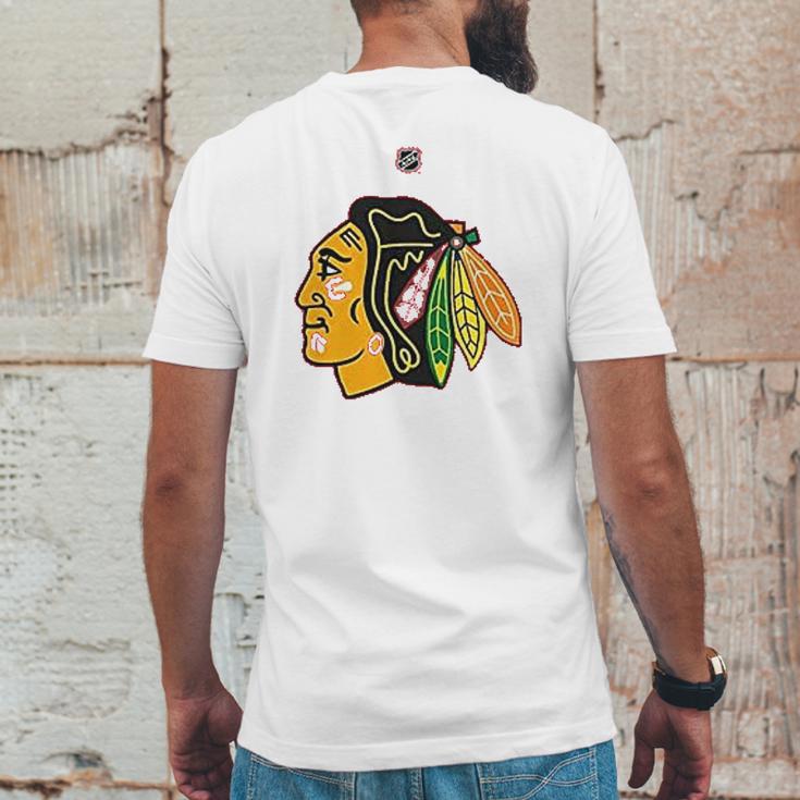 Jonathan Toews Chicago Blackhawks Red Jersey Mens Back Print T-shirt Funny Gifts