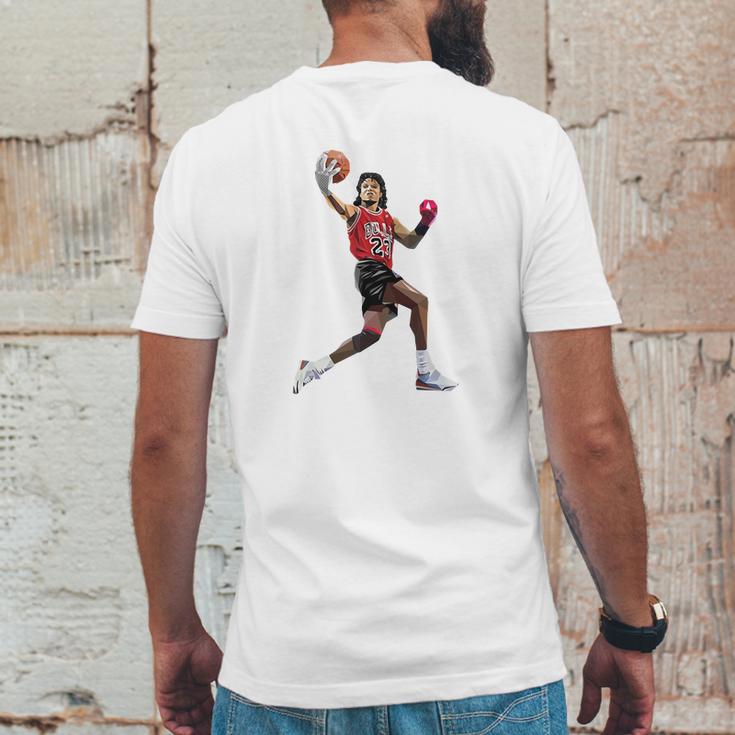 Jordan Like Mike Jackson Tyson Mens Back Print T-shirt Funny Gifts