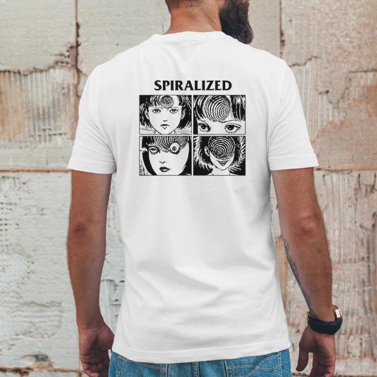 Junji Ito Spiralized Mens Back Print T-shirt Funny Gifts