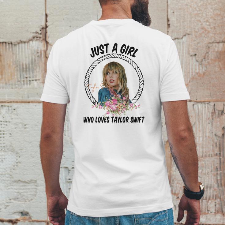 Just A Girl Who Loves Taylor Swift Mens Back Print T-shirt Funny Gifts