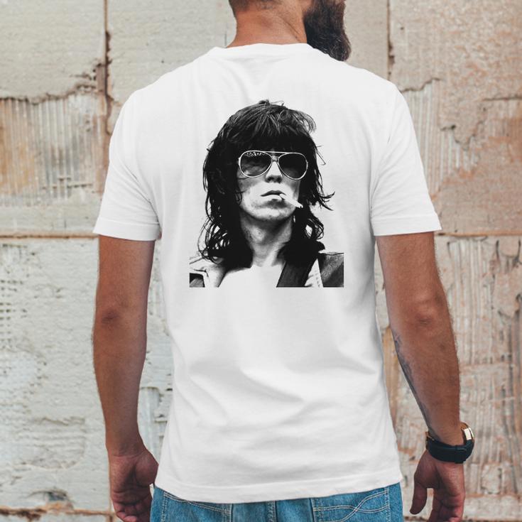 Keith Richards T-Shirt Mens Back Print T-shirt Funny Gifts