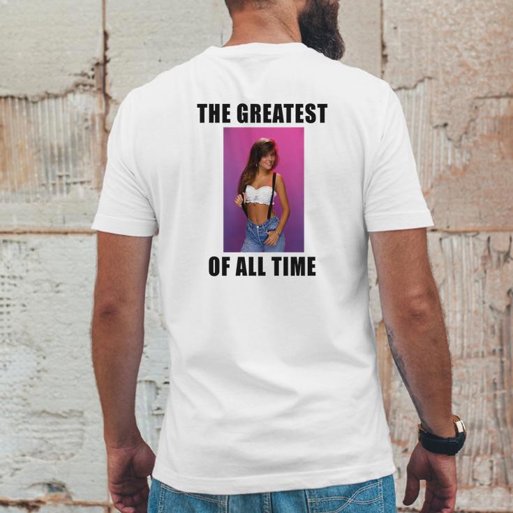 Kelly Kapowski The Greatest Of All Time Mens Back Print T-shirt Funny Gifts