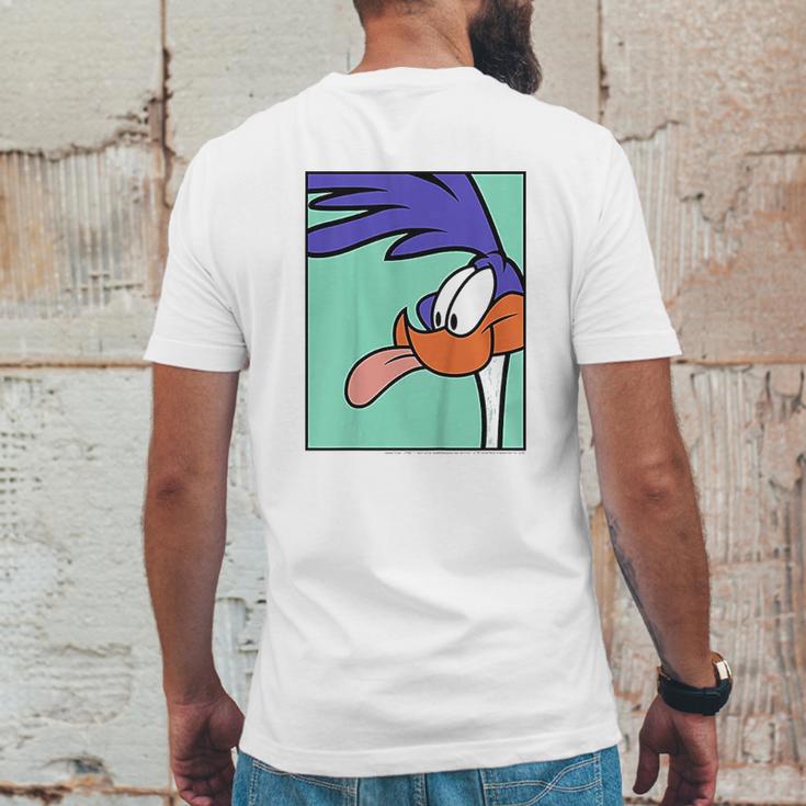 Kids Looney Tunes Road Runner Portrait Mens Back Print T-shirt Funny Gifts