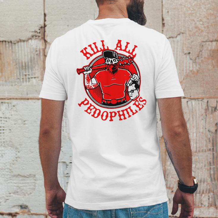 Kill All Pedophiles Shirt Mf Mens Back Print T-shirt Funny Gifts