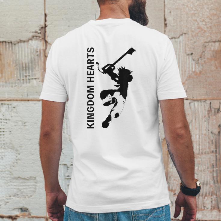 Kingdom Hearts Iii Sora Keyblade Silhouette Mens Back Print T-shirt Funny Gifts