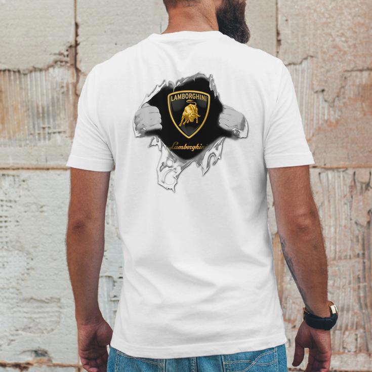 Lamborghini 2017 Mens Back Print T-shirt Funny Gifts