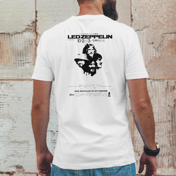 Led Zeppelin Band 15 My Brother Greco Japanese Mens Back Print T-shirt Funny Gifts