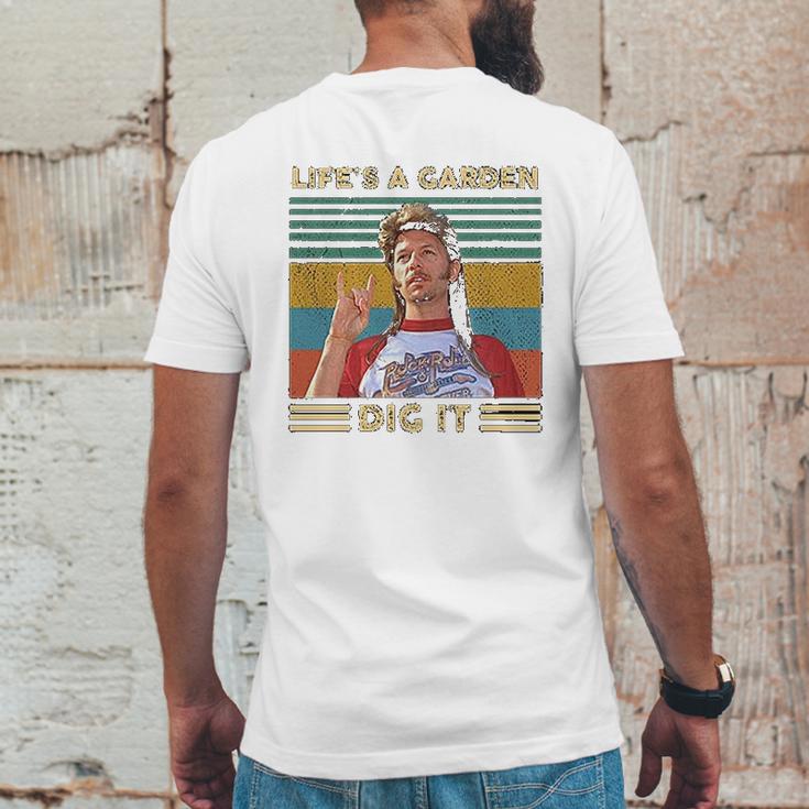 Lifes A Garden Dig It Vintage Joe Dirt Mens Back Print T-shirt Funny Gifts